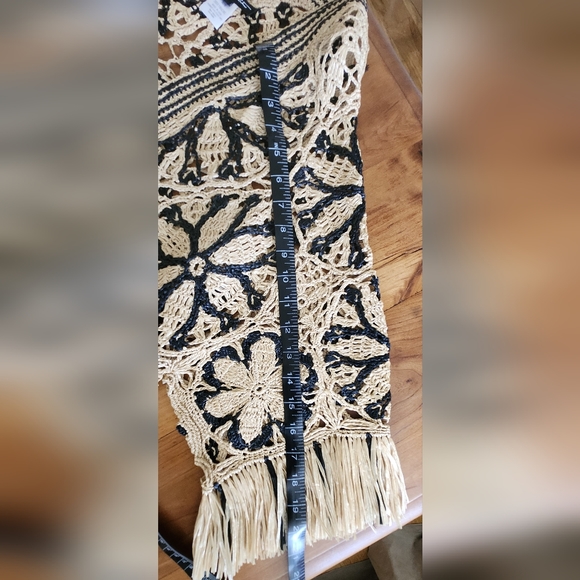 Oscar de la Renta 2020 Open Front Raffia Cardigan - Picture 13 of 13